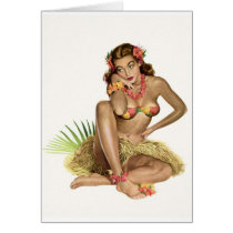 Pin up greeting card