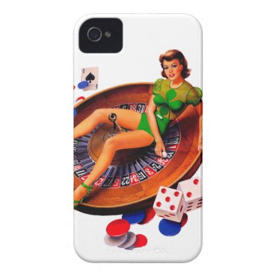 Pin Up Casino Girl Las Vegas iPhone 4 Cover
