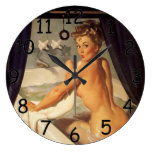 Pin Up Dirty Clock