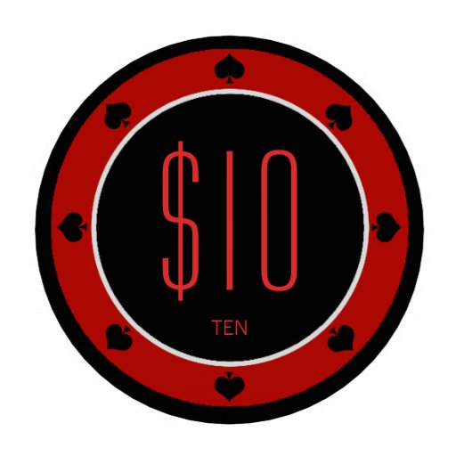 Girl poker chips