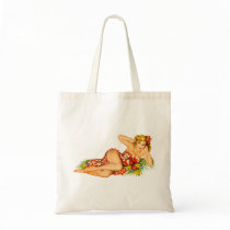 Pin Up Girl Canvas Bags