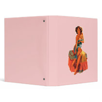Pin Up Girl Vinyl Binders