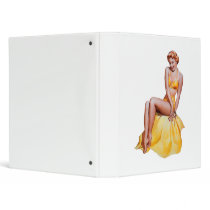 Pin Up Girl Vinyl Binders