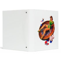 Pin Up Girl Vinyl Binders