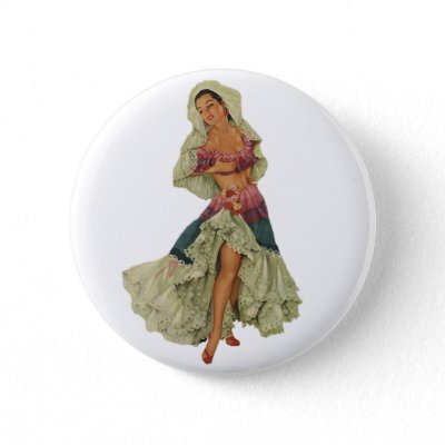 Pin Up Girl buttons