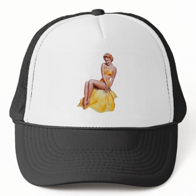 Pin Up Girl Trucker Hat
