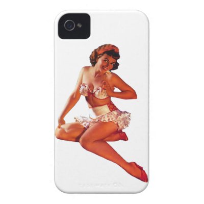 Pin Up Girl in Bikini iPhone 4 Covers