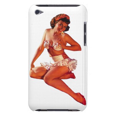 Pin Up Girl in Bikini iPod Touch Covers