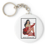 Pin-Up Girl Key Chain