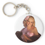 Pin Up Girl Key Chain