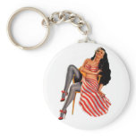 Pin Up Girl Key Chains