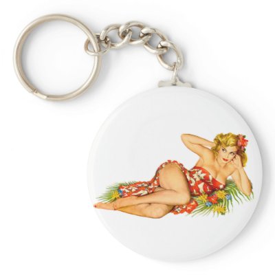 Pin Up Girl Keychains