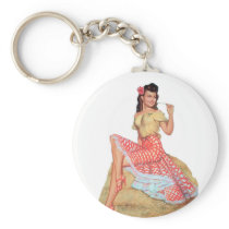 Pin Up Girl Keychains