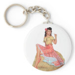 Pin Up Girl Keychains