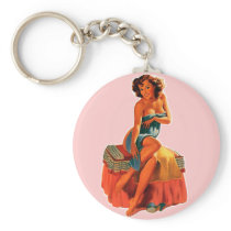 Pin Up Girl Key Chains