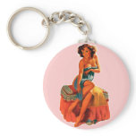 Pin Up Girl Key Chains