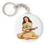 Pin Up Girl Keychain