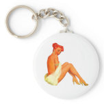 Pin Up Girl Key Chain