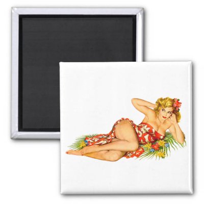 Pin Up Girl magnets