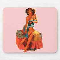 Pin Up Girl Mousepad