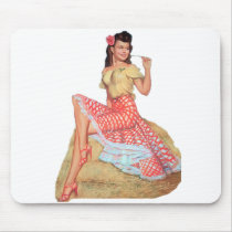 Pin Up Girl Mouse Pads