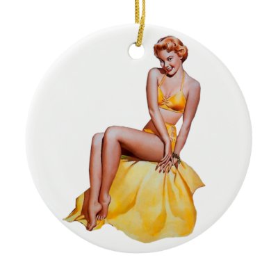 Pin Up Girl ornaments