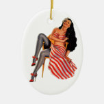 Pin Up Girl Ornaments