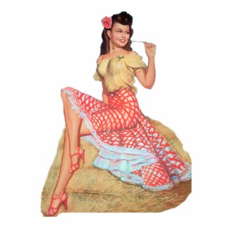 Pin Up Girl photosculpture