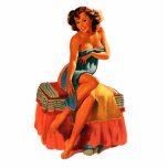 Pin Up Girl Photo Sculpture