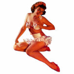 Pin Up Girl Photo Sculpture