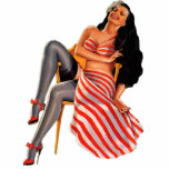 Pin Up Girl Photo Sculptures
