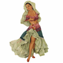 Pin Up Girl Photo Cutout