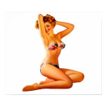 Pin Up Girl Print