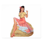 Pin Up Girl Print