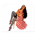 Pin Up Girl Print