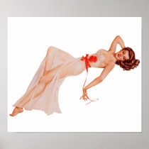 Pin Up Girl Poster