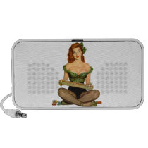 Pin Up Girl Laptop Speakers