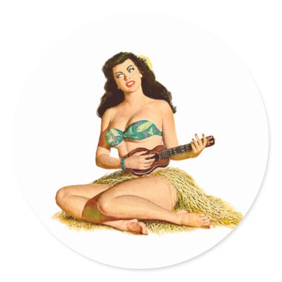 Pin Up Girl stickers