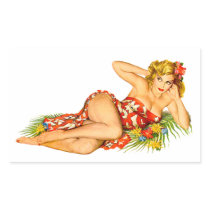 Pin Up Girl Sticker