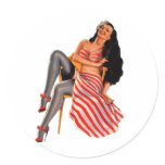 Pin Up Girl stickers