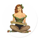 Pin Up Girl stickers