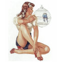pin up girl t-shirts by kneetoe73 pin up girl t-shirts