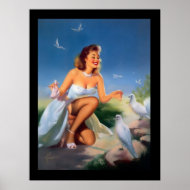 Pin-Up Girl Vintage poster