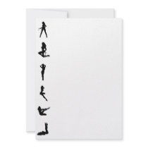 Pin Up Girls Side Panel Invitation