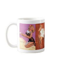 Pin Up Girls World War 2 Mug by worldwar2gifts Pin Up Girls World War 2 Mug