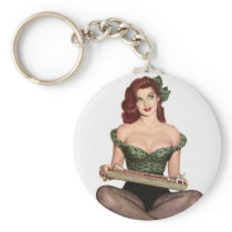Pin up key chain