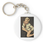 Pin UP - Kind of comic Keychain