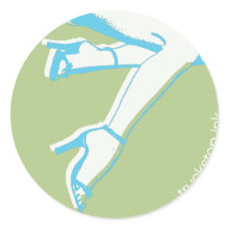 Pin-up Legs stickers by Truckstop_ink Pin-up Legs stickers
