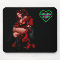 Pin-Up Mouse pad mousepads by KarinaDale Pin-Up Mouse pad mousepads