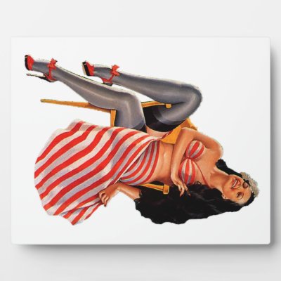 Pin Up Pinup Girl Photo Plaques